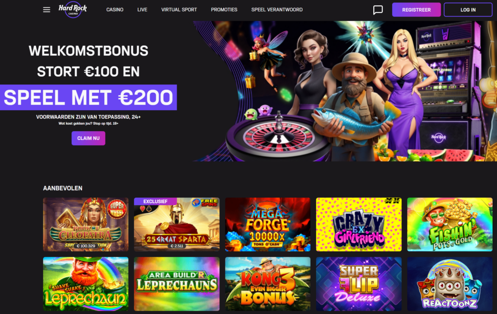 Hardrock casino startpagina (2) 100% casino bonus Hard Rock Casino - drie startbonussen op de homepage