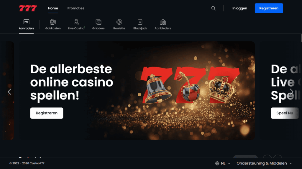 beste goksites Casino 777 startpagina 100% casino bonus Casino 777 - overzicht van het spelaanbod
